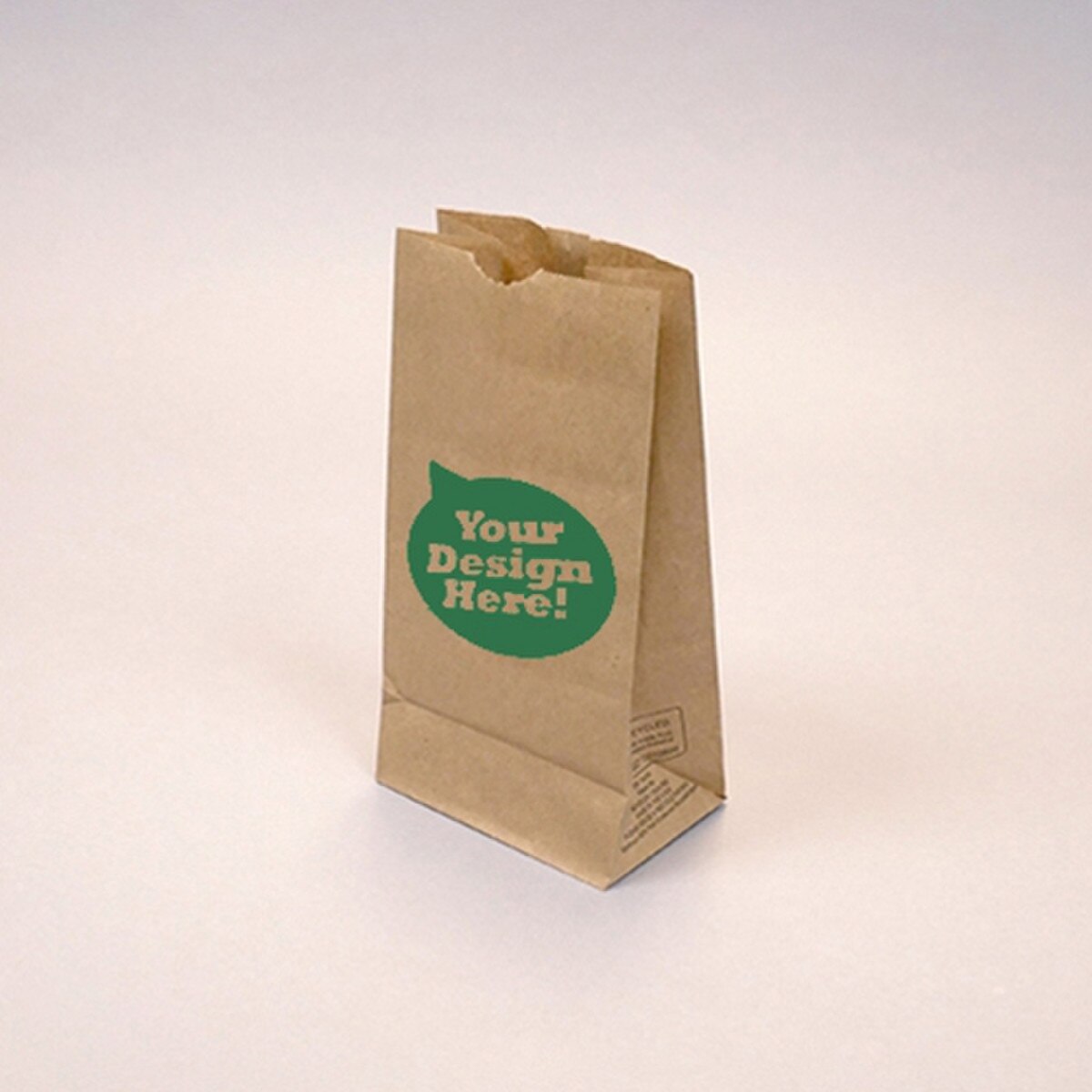 Custom-Printed Natural Kraft 6-lb G